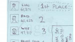 Image of Bill's QS games with his kids