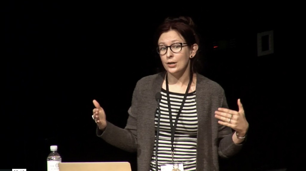 Whitney shares her discoveries at QS CVD Symposium at Calit2